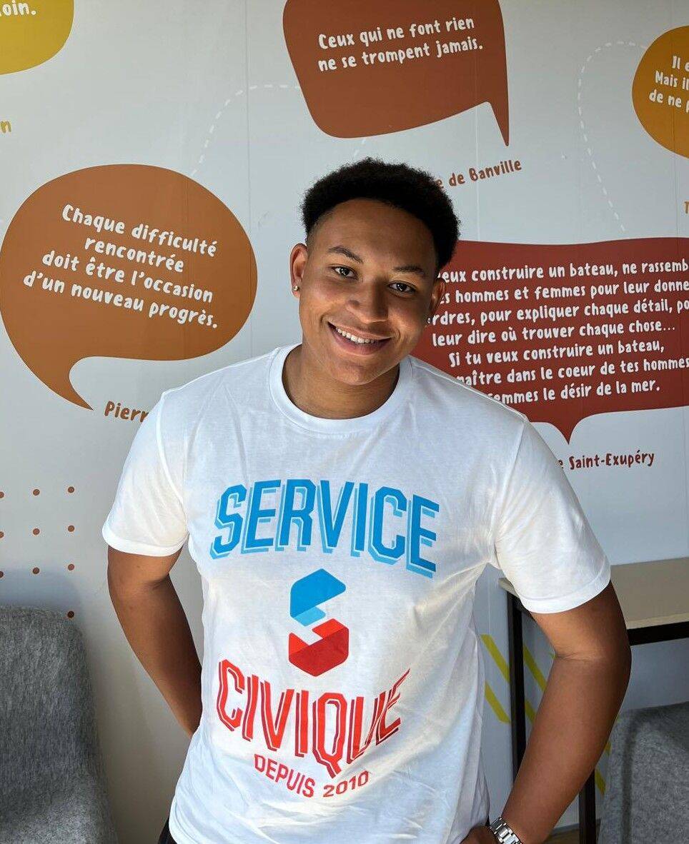 Photo portrait d'un volontaire en Service Civique