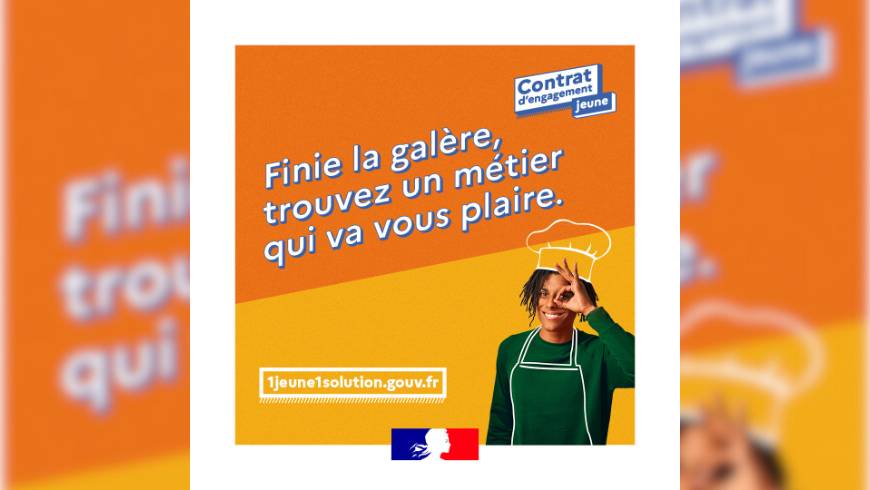 Visuel d'information sur le contrat d'engagement jeune (CEJ)